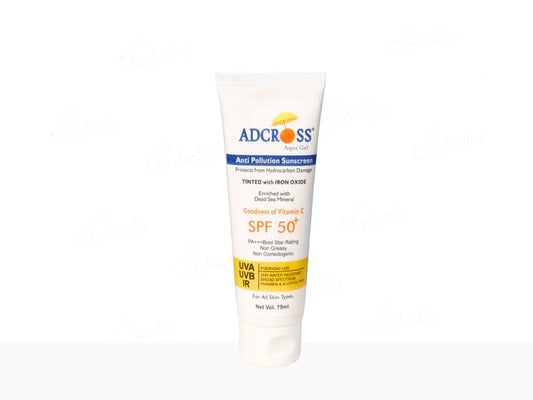 Adonis Adcross SPF 50+ Aqua Sunscreen Gel (75 ML)