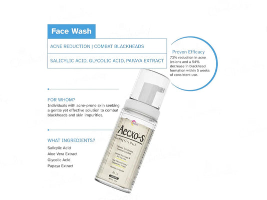 Aecxo-S Skin Glowing Foaming Facewash ( 150 ML )