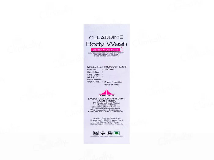 Cleardime Ultra Moisture Antifungal Body Wash ( 100 ML )