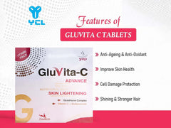 Gluvita-C Advance Skin Lightening Nutritional Supplement Kit 1 Kit (15 + 15 Tablets)
