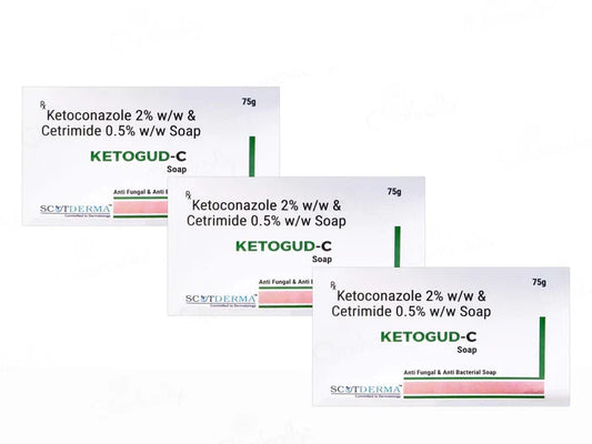 Ketogud-C Medicated Soap(3 x 75 gm)