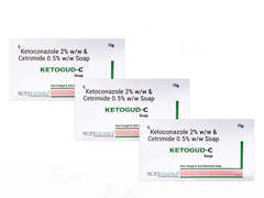 Ketogud-C Medicated Soap(3 x 75 gm)