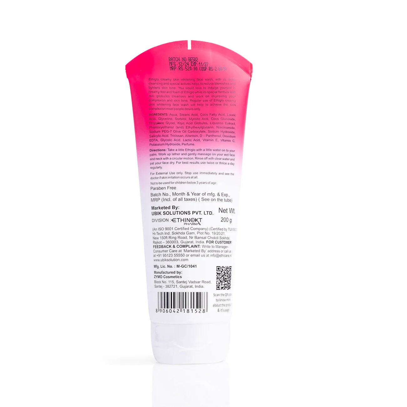 Ethiglo face wash for acne prone & Oily Skin ( 200ml )