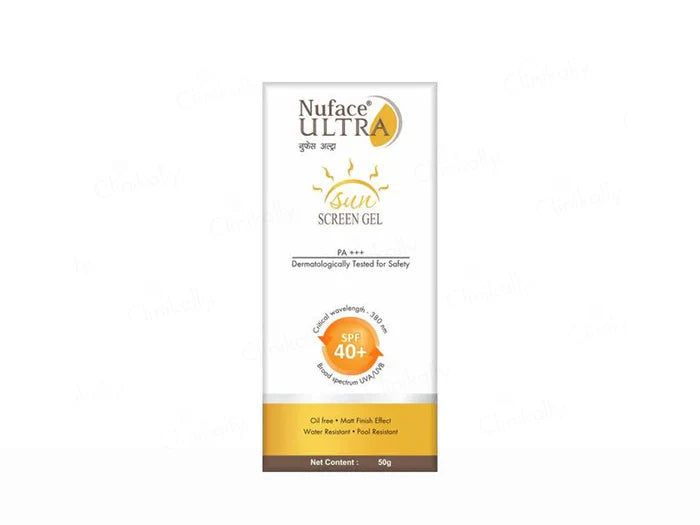 Nuface Ultra Sunscreen Gel SPF 40+ PA+++ ( 50 GM )