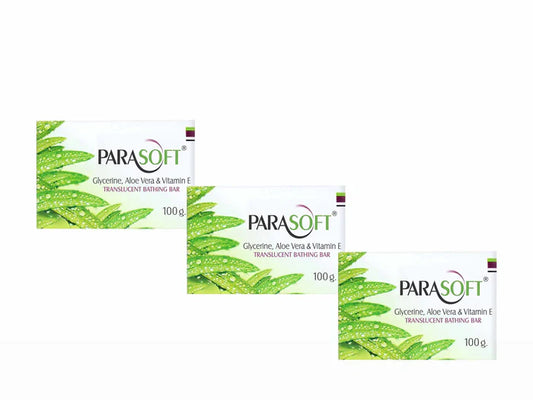 Parasoft Translucent Bathing Bar(3 x 100 gm)