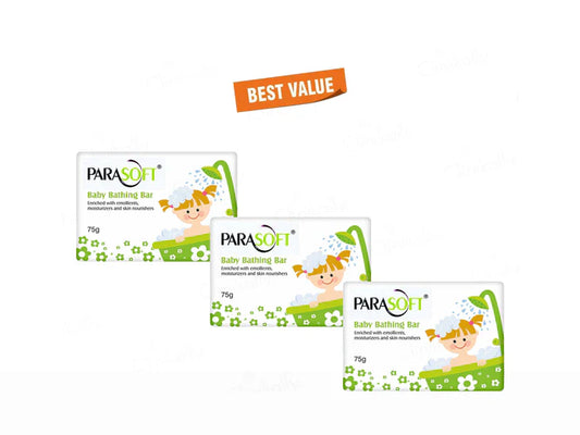 Parasoft Baby Bathing Bar(3 x 75 gm)
