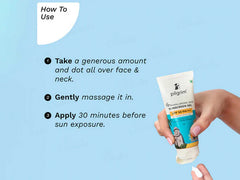 Pilgrim 1% Hyaluronic Acid Sunscreen Gel SPF 50 PA+++ ( 50 GM )