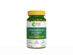 Pure Nutrition Magnesium Glycinate With Zinc Veg Tablet ( 60 Tablets )