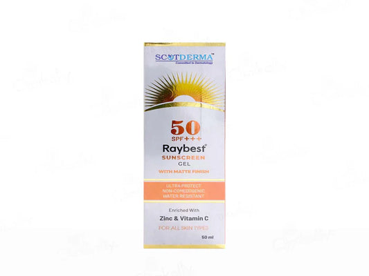 Raybest Matte Finish Sunscreen Gel SPF 50+++(50 ml)