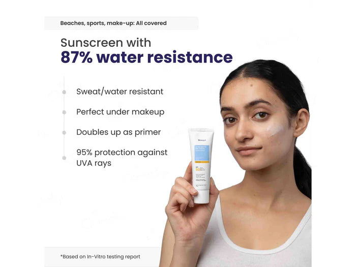 Re'equil Ultra Matte Dry Touch Sunscreen Gel SPF 50 PA++++ ( 50 GM )