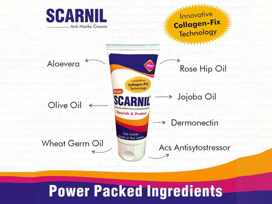 Scarnil Stretch Mark & Scar Therapy Cream ( 50 GM )