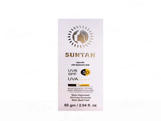 Suntan Aqua Matt Feel Sunscreen Gel SPF 50 ( 60 GM )