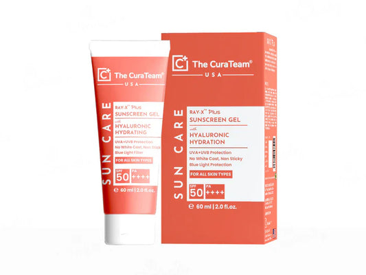 The CuraTeam Ray-X Plus Hyaluronic Hydration Sunscreen Gel SPF 50 PA++++(60ml)