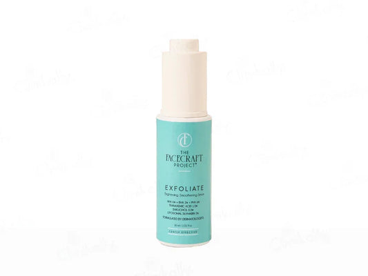 The Facecraft Project Exfoliate Brightening Smoothening Depigmentation Serum(10 ml)