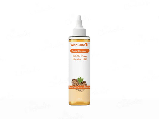 WishCare Cold Pressed 100% Pure Castor Oil ( 200 ML )