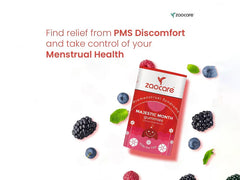 Zaocare Majestic Month Premenstrual Syndrome Gummies - Luscious Mixed Berries Flavour ( 30 Gummies )