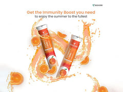Zaocare Vitamin C + Zinc Effervescent Tablet - Orange Flavour ( 15 Tablets )