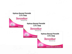 Benzobar Medicated Soap ( 3 x 75 gm )