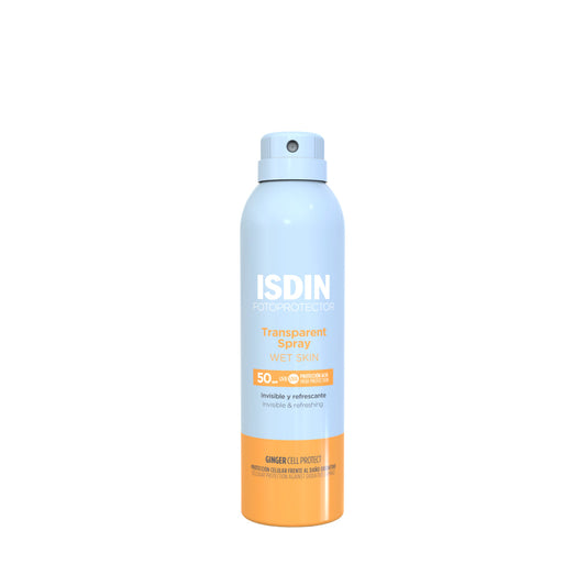 Fotoprotector ISDIN Transparent Spray Wet Skin SPF 50