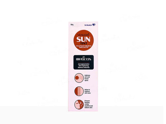 Venusia Sun Tint Velvet Touch Sunscreen Gel SPF 115+ PA++++ ( 50 GM )