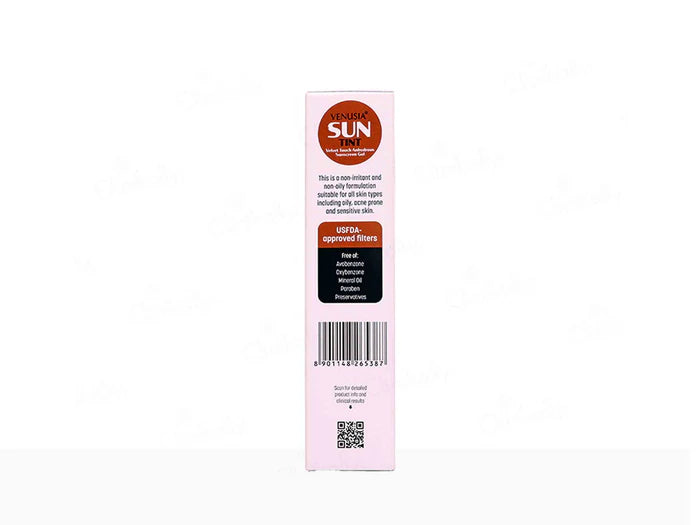 Venusia Sun Tint Velvet Touch Sunscreen Gel SPF 115+ PA++++ ( 50 GM )