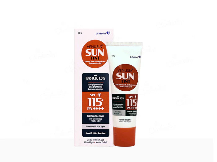 Venusia Sun Tint Velvet Touch Sunscreen Gel SPF 115+ PA++++ ( 50 GM )