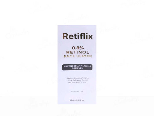 Retiflix 0.8% Retinol Advanced Anti-Aging Face Serum ( 30 ML )