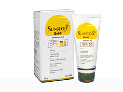 Sunstop Gold Sunscreen Gel SPF 55 PA+++ ( 50 GM )