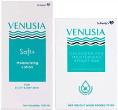 Venusia Soft+ Lotion 100ml and Venusia Moisturizing(75gm)