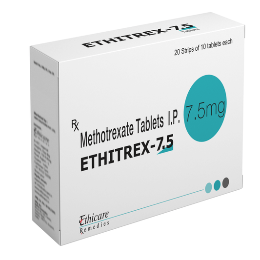 Ethitrex 7.5mg Tablets (10 Tabs x 1 Strip)