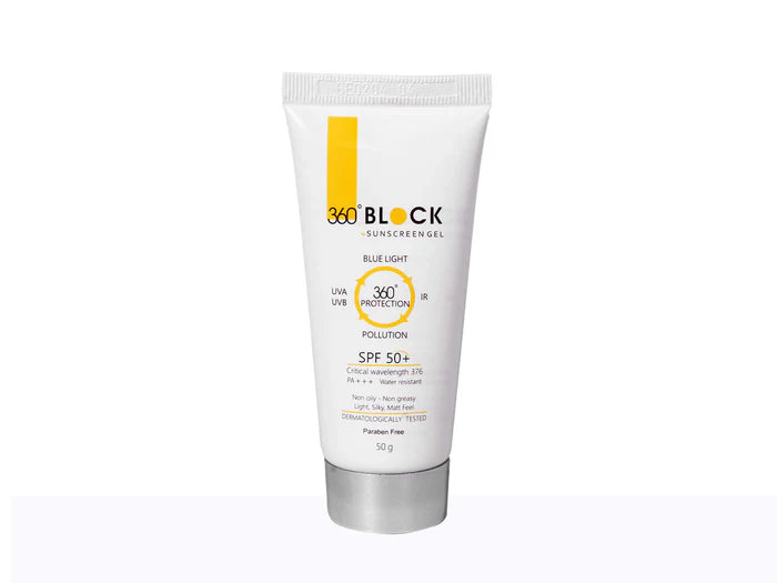 360 Block Sunscreen Gel SPF 50+ (50 ML)