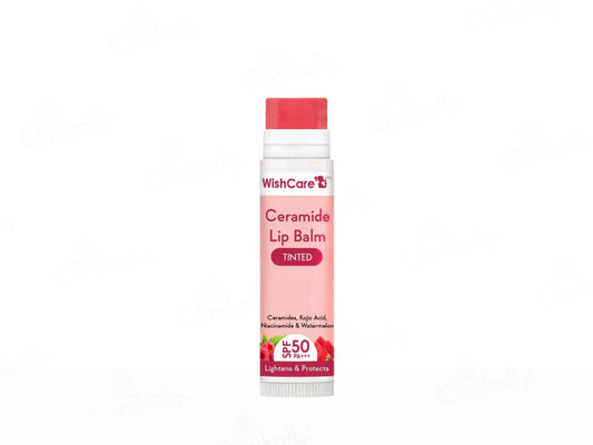 WishCare Ceramide Lip Balm - Tinted SPF 50 PA+++ ( 5 GM )