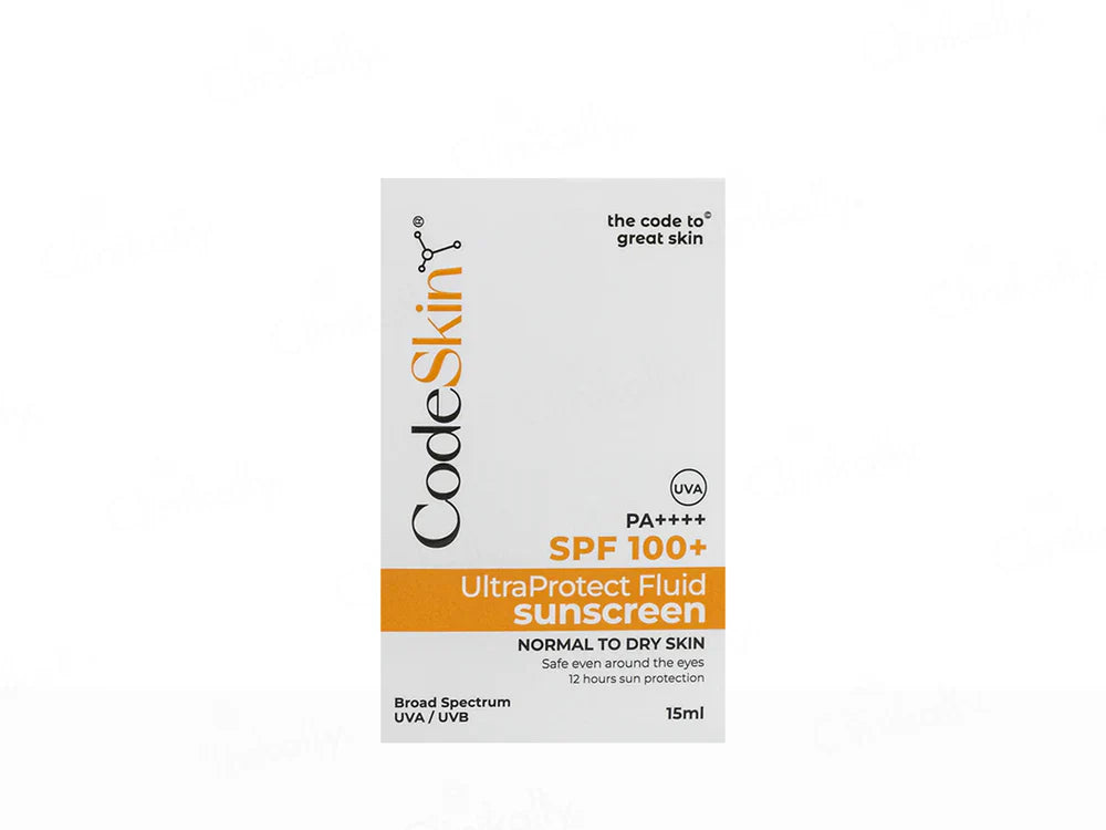 CodeSkin UltraProtect Fluid Sunscreen SPF 100+ PA++++ ( 15 ML )