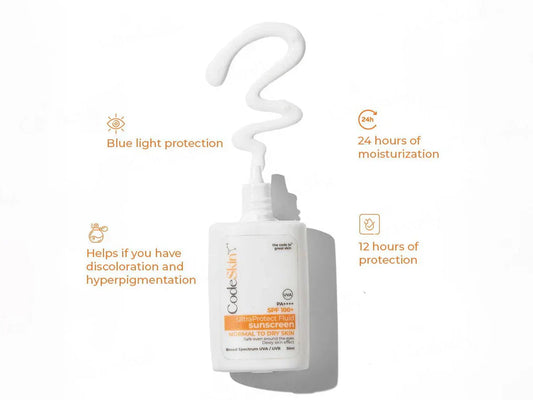 CodeSkin UltraProtect Fluid Sunscreen SPF 100+ PA++++ ( 30 ML )