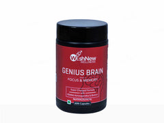 WishNew Wellness Genius Brain Focus & Memory Capsule(60 Capsules)