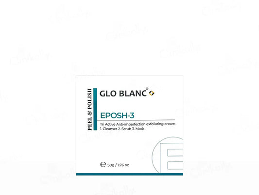 Glo Blanc Eposh-3 Tri Active Exfoliating Cream Cleanser(50 gm)