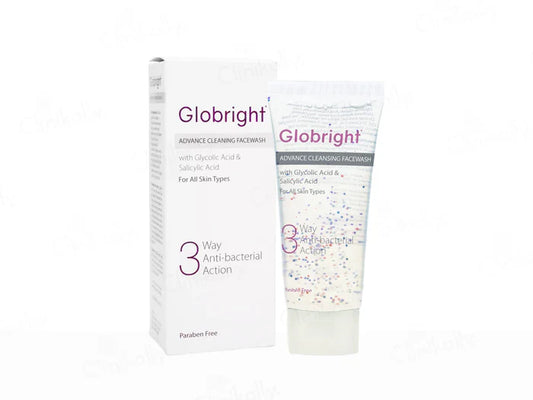 Globright 3 Way Anti-Bacterial Facewash(100 ml)