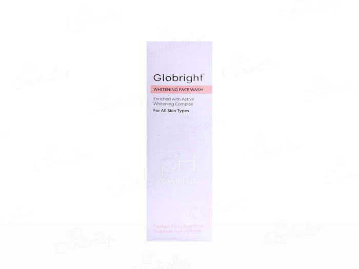 Globright pH Balanced Whitening Face Wash(100 ml)