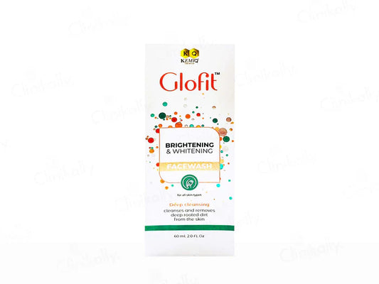 Kemiq Glofit Brightening & Whitening Face Wash(60 ml)