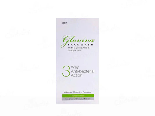 Gloviva 3 Way Anti-Bacterial Action Face Wash(100 ml)