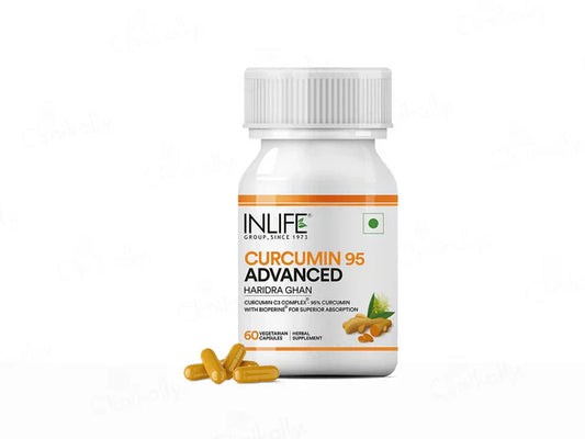 Inlife Haridra Ghan Curcumin 95 Advanced Vegetarian Capsule(60 Capsules)