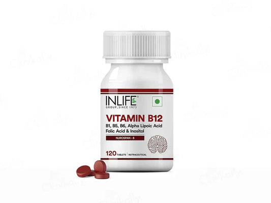 Inlife Nurospan-B Vitamin B12 Nutraceutical Tablet(120 Tablets)