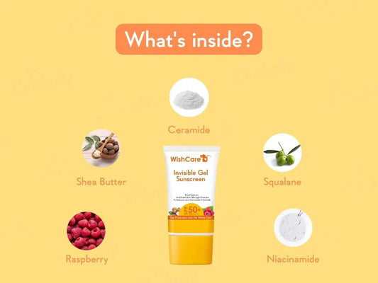 WishCare Invisible Gel Sunscreen SPF 50+ PA++++ ( 50 GM )