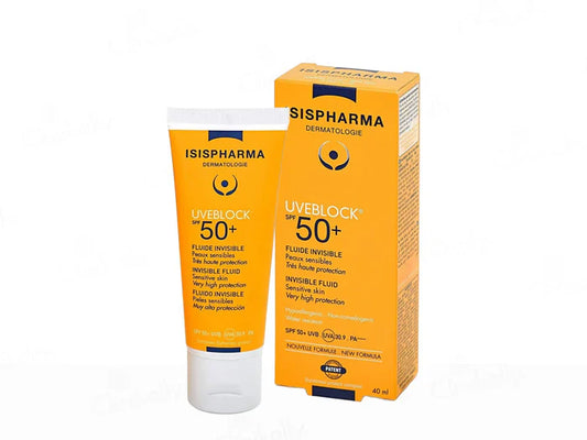 Isispharma UVE Block Invisible Fluid Sunscreen SPF 50+ PA++++(40 ml)