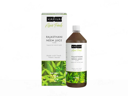 Kapiva Rajasthani Neem Juice For Hair & Skin Health(1000 ml)
