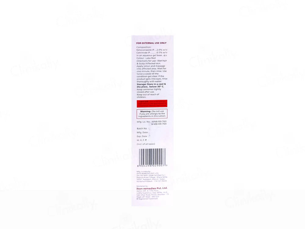 Ketodac Plus Anti Dandruff & Anti-Fungal Lotion (100 ML)