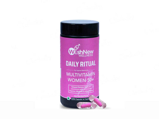 WishNew Wellness Daily Ritual Multivitamin Capsule For Women 50+(60 Capsules)