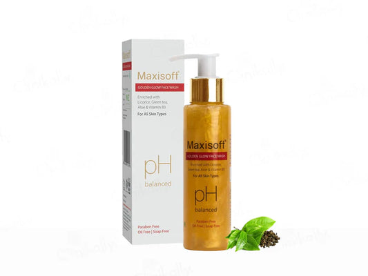Maxisoft pH Balanced Golden Glow Face Wash(100 ml)