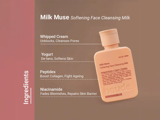 Neude Milk Muse Softening Face Cleansing Milk ( 100 ML )