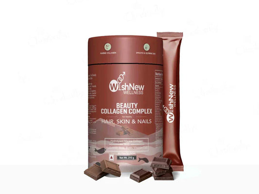 WishNew Wellness Beauty Collagen For Healthy Hair, Skin & Nails(21 Sachets)